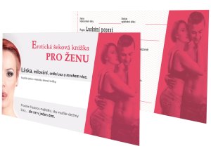 Erotická šeková knížka pro ŽENU – Vzrušující erotické hry