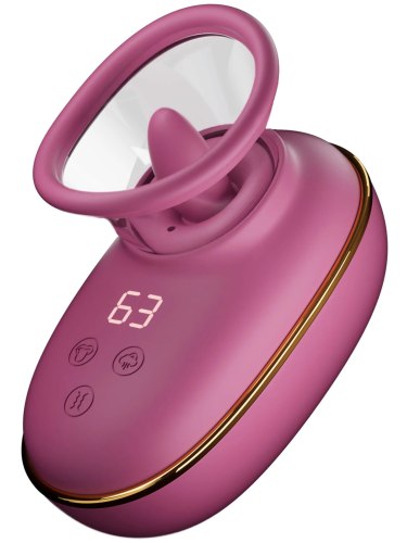 Sací a vibrační stimulátor klitorisu s jazýčkem She.E.O