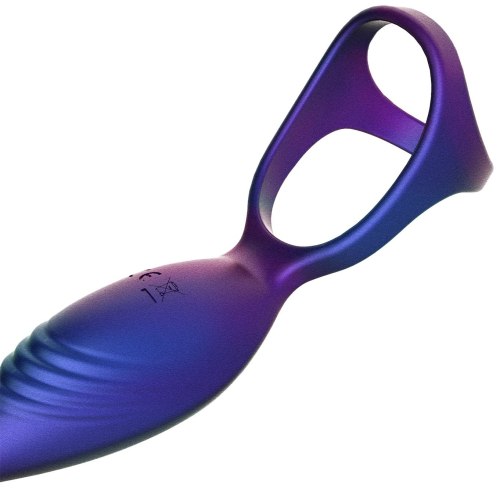 Kroužek na penis s přirážecím análním vibrátorem Deep Impact