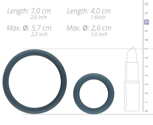 Sada širokých erekčních kroužků Boners, 6 ks
