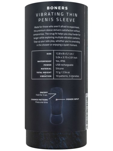 Vibrační návlek na penis Boners