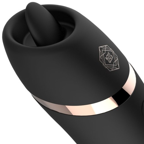 Vibrační stimulátor klitorisu s jazýčkem Rosy Gold
