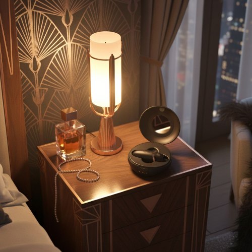 Vibrační stimulátor klitorisu s jazýčkem Rosy Gold