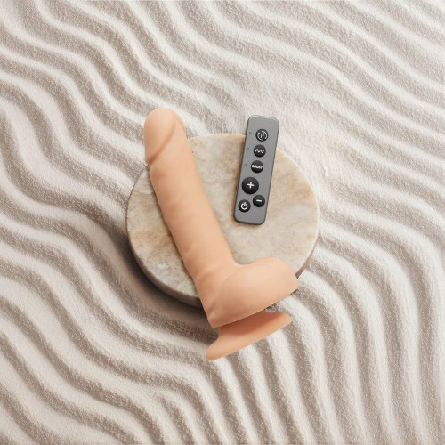 Rotační a přirážecí realistický vibrátor Strap-On-Me (L)