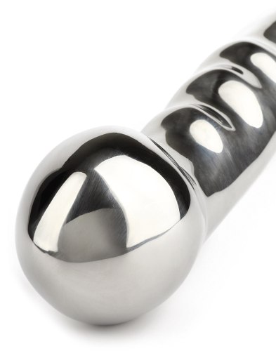 Oboustranné kovové dildo Elegant Eleven, 28 cm