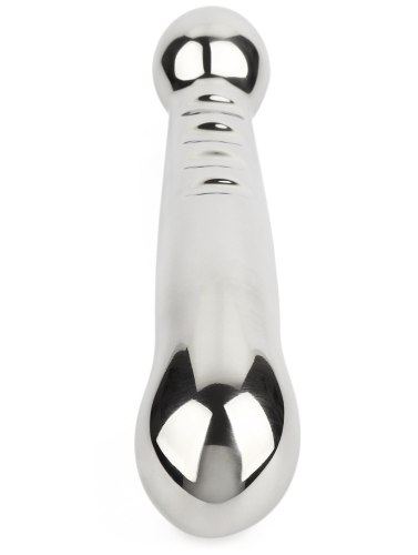 Oboustranné kovové dildo Elegant Eleven, 17,5 cm