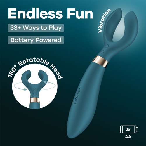Vibrační stimulátor/vibrátor pro páry Satisfyer Endless Fun, na baterie