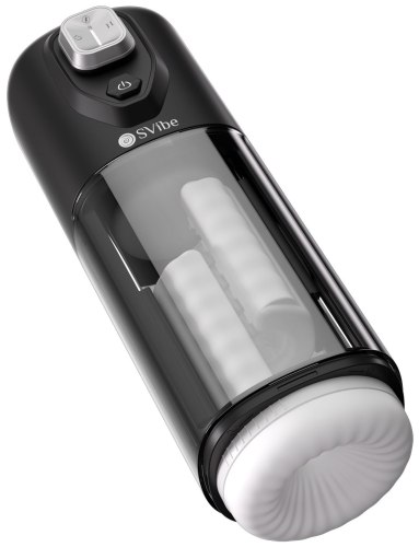 Hřejivý třecí a vibrační masturbátor Ikon Volt