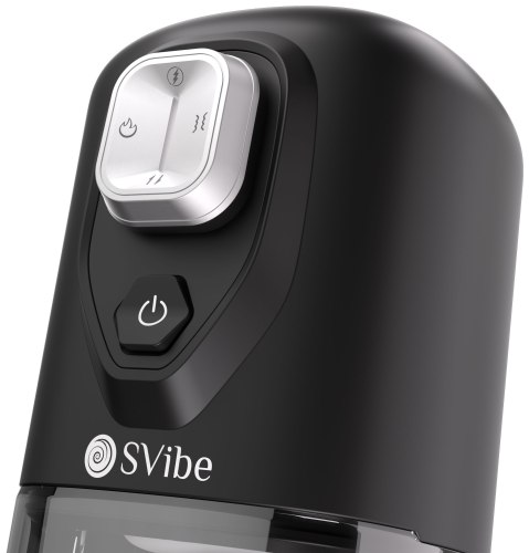 Hřejivý třecí a vibrační masturbátor Ikon Volt