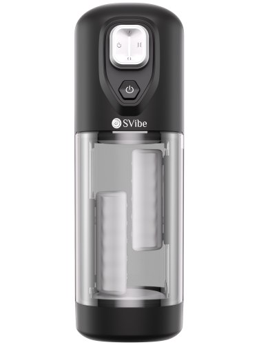 Hřejivý třecí a vibrační masturbátor Ikon Volt