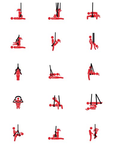 Otočná erotická houpačka Anchor Lovers Fuck Swing