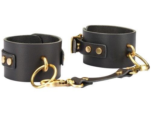 Kožená pouta na nohy Samurai