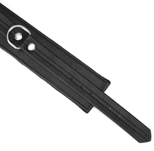 Pouta na ruce z recyklované kůže Black Bond