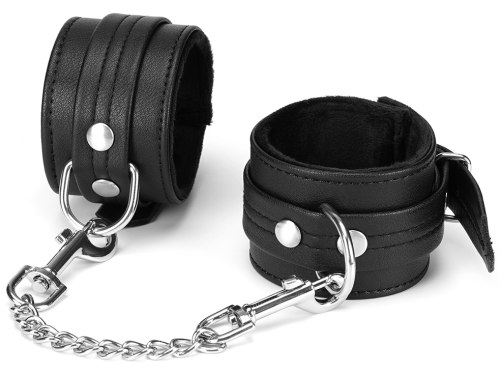 Pouta na ruce z recyklované kůže Black Bond