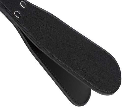 Dvojitá plácačka z recyklované kůže Black Bond