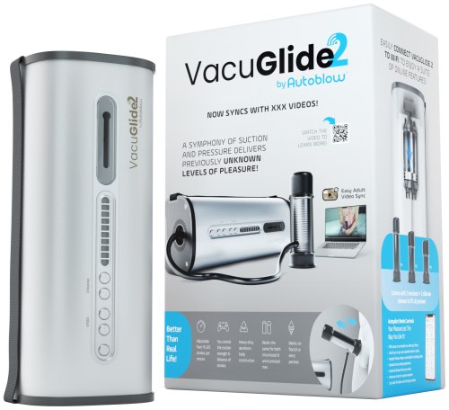 Interaktivní sací masturbátor pro muže VacuGlide 2