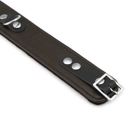 Kožený obojek s vodítkem Wild Gent