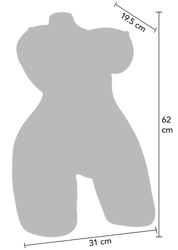 Ženské torzo - masturbátor Big College Fuck Slut