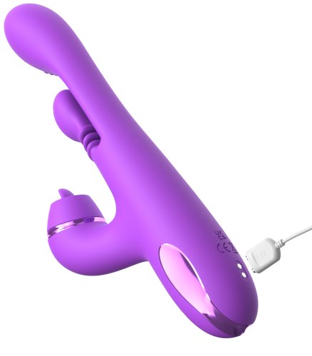 Vibrátor s králíčkem a nástavci Intimotion Pulse Pro