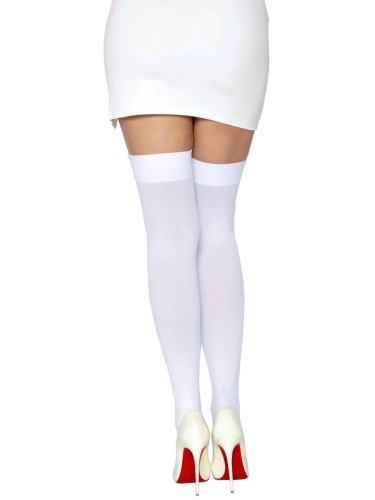 Samodržící nylonové punčochy Leg Avenue