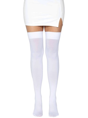 Samodržící nylonové punčochy Leg Avenue