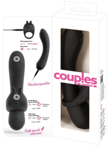 Vibrátor + vibrační kroužek Couples Choice