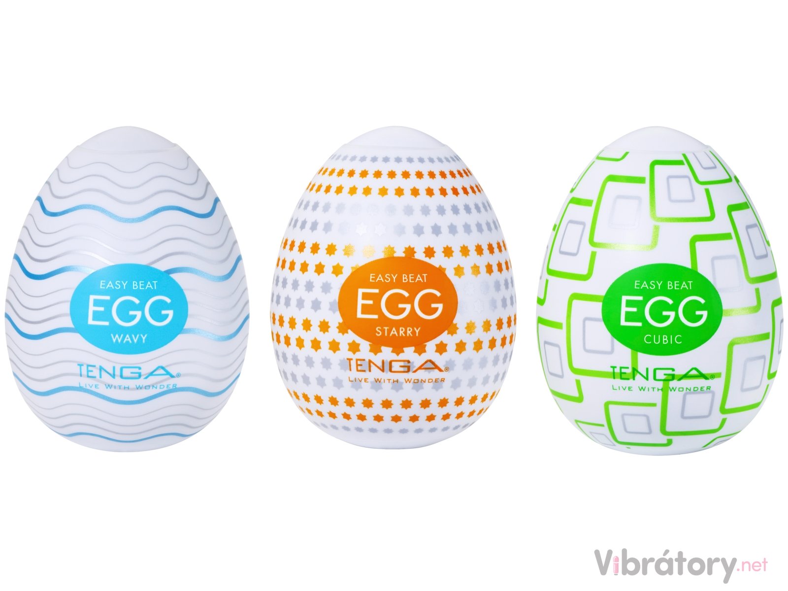 Masturbační vajíčka TENGA Egg Standard Set 1, 3 ks