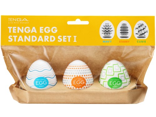 Masturbační vajíčka TENGA Egg Standard Set 1, 3 ks