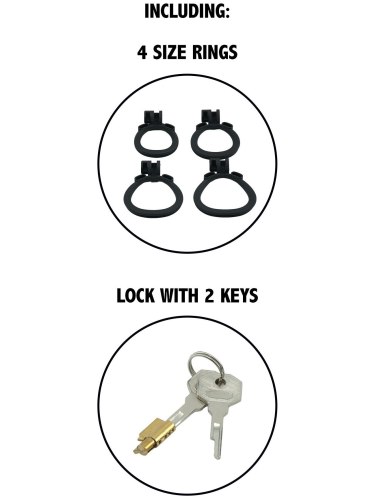 Plastová klec na penis Penis Prison Regular