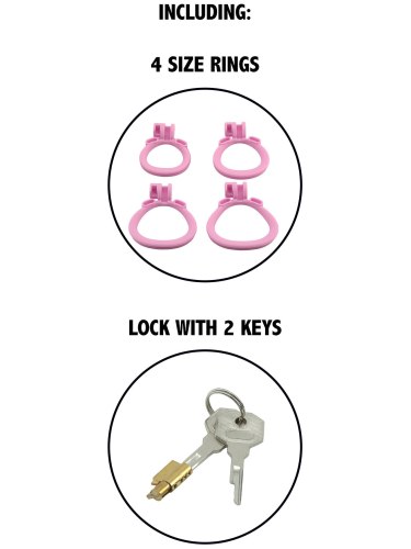 Plastová klec na penis Penis Prison Long