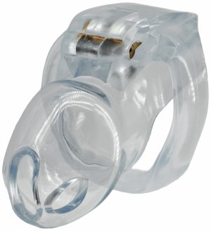 Plastová klec na penis Clear Control Regular – Pásy cudnosti pro muže