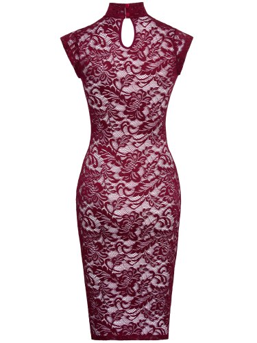 Krajkové šaty se stojacím límečkem Cottelli