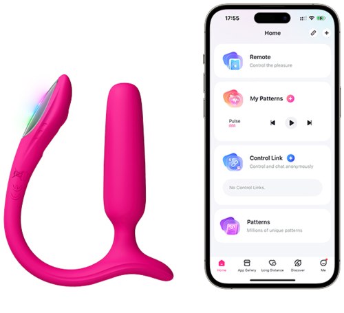 Interaktivní vibrační anální kolík Lush Anal