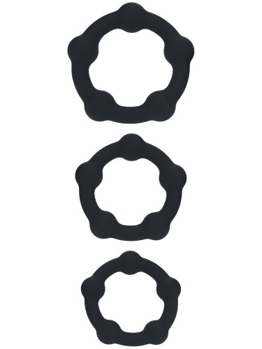 Sada stimulačních erekčních kroužků Levelz, 3 ks