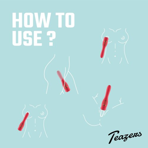 Vibrátor/stimulátor klitorisu Teazers