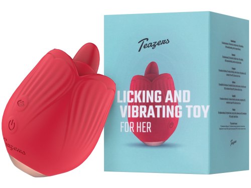 Vibrační a lízací stimulátor klitorisu Teazers