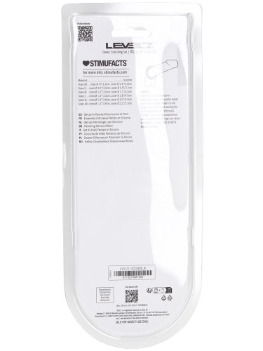 Sada tenkých erekčních kroužků Levelz, 6 ks