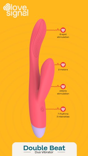 Vibrátor s králíčkem Double Beat