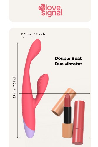Vibrátor s králíčkem Double Beat