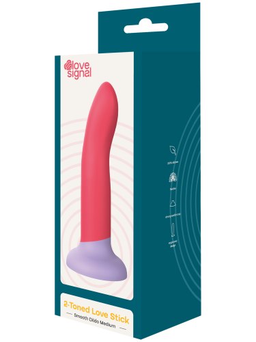 Dildo s přísavkou 2-Toned Love Stick Medium