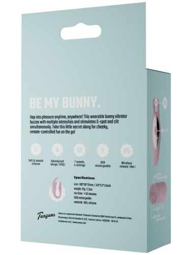 Párový králíčkový vibrátor Teazers