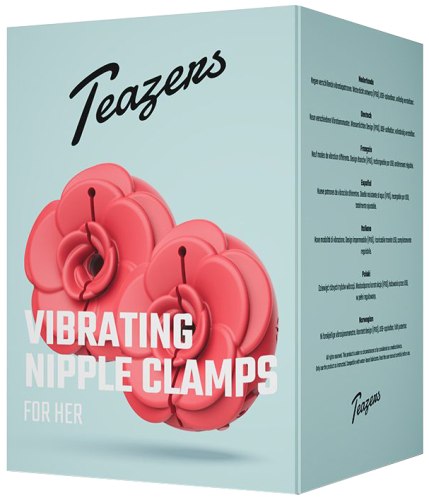 Vibrační svorky na bradavky Teazers