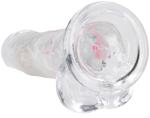 Svítící realistický vibrátor RealRock 7", 17 cm