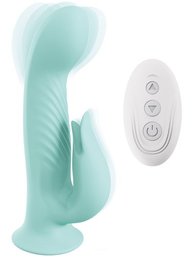 Rotační vibrátor s králíčkem a přísavkou Teazers