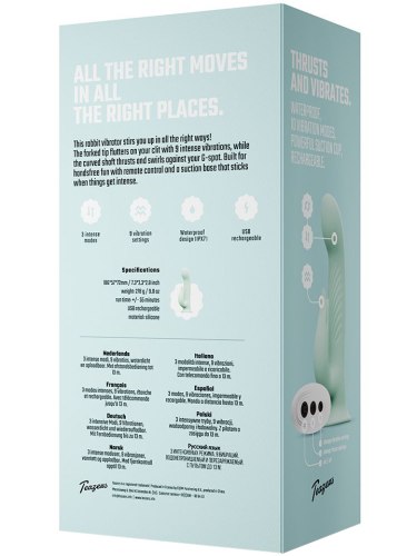 Rotační vibrátor s králíčkem a přísavkou Teazers