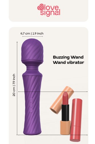 Malá masážní hlavice Buzzing Wand