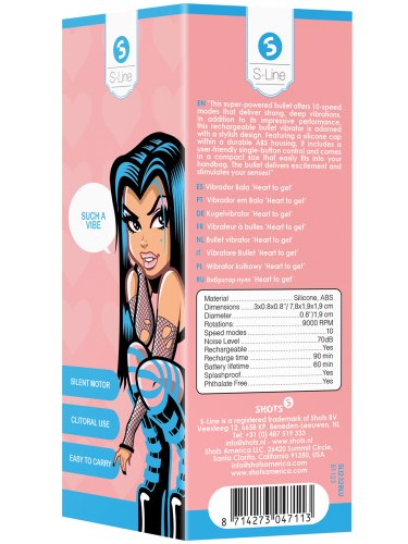 Mini vibrátor Heart to Get