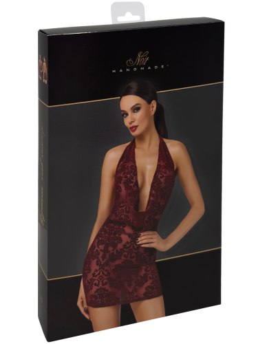 Minišaty se sametovým květinovým potiskem NOIR