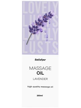 Masážní olej Satisfyer Lavender, 250 ml – Erotické masážní oleje a emulze
