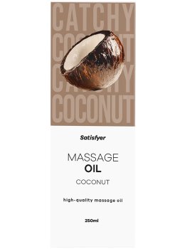 Masážní olej Satisfyer Coconut, 250 ml – Erotické masážní oleje a emulze